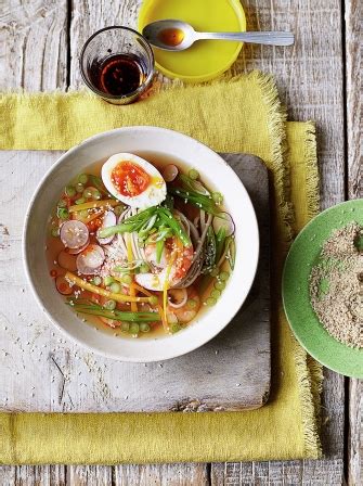 This chicken noodle soup recipe is packed full of veg, and spiked with saffron and sweet ginger vinegar to make it jamie oliver asian chicken noodle soup