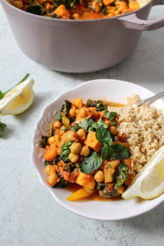 They’re equally delicious as a dinnertime staple — where their indulgent moroccan spiced sweet potato and chickpea stew