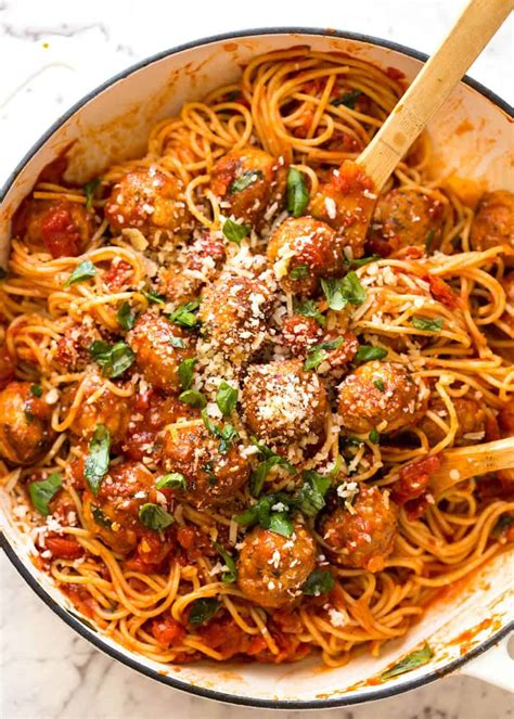turkey meatballs with tomatoes and basil