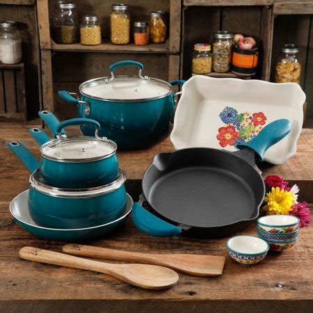 pioneer woman classic belly ceramic cookware