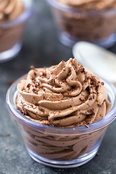 easy 3 ingredient chocolate mousse