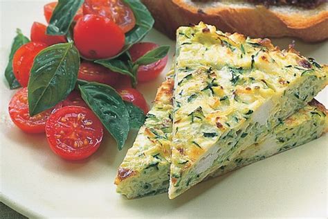 Coat the bottom of a large saute pan liberally with olive oil zucchini ricotta frittata recipe