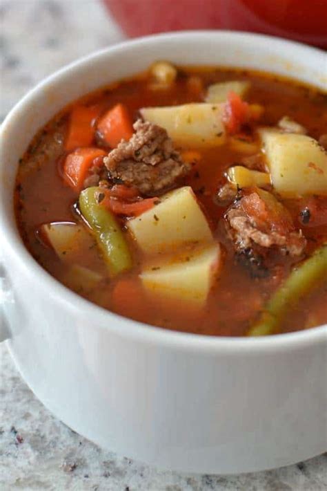 pioneer woman beef vegetable soup