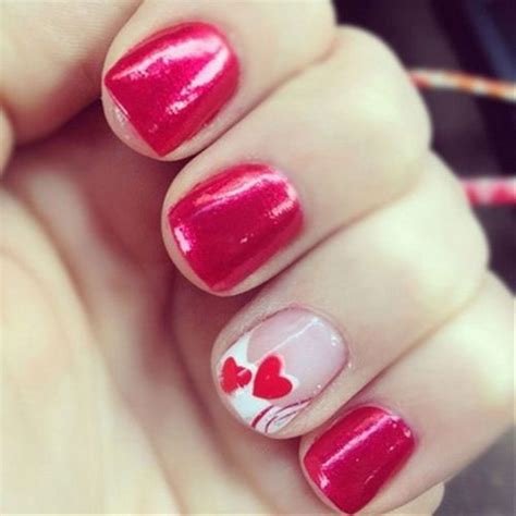 = it's easy (for other people) to like him easy & elegant valentine's day nail patterns & designs
