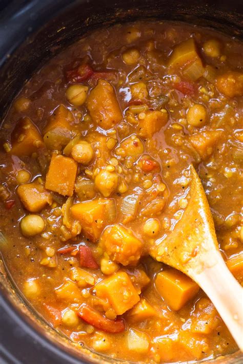 vegan chickpea curry slow cooker