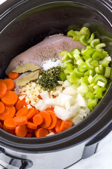 Remove the skin from. slow cooker chicken noodle soup chicken breast
