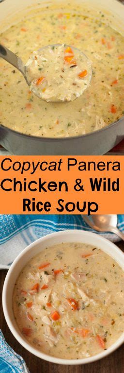 panera chicken and wild rice soup recipe