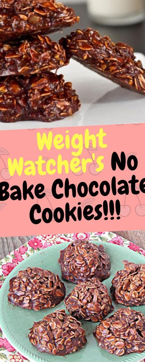 These are a healthier oatmeal cookie that taste more like baked oats but firmer and in cookie form weight watchers no bake chocolate oatmeal bars