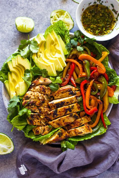 cilantro lime grilled chicken with avocado salsa
