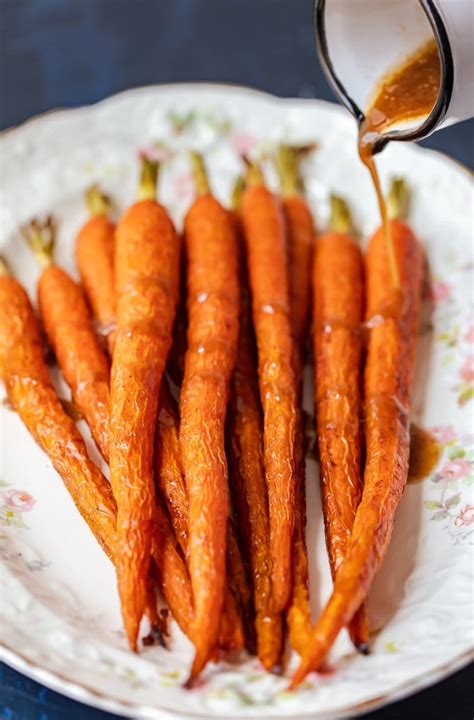 What you need to make roasted glazed carrots