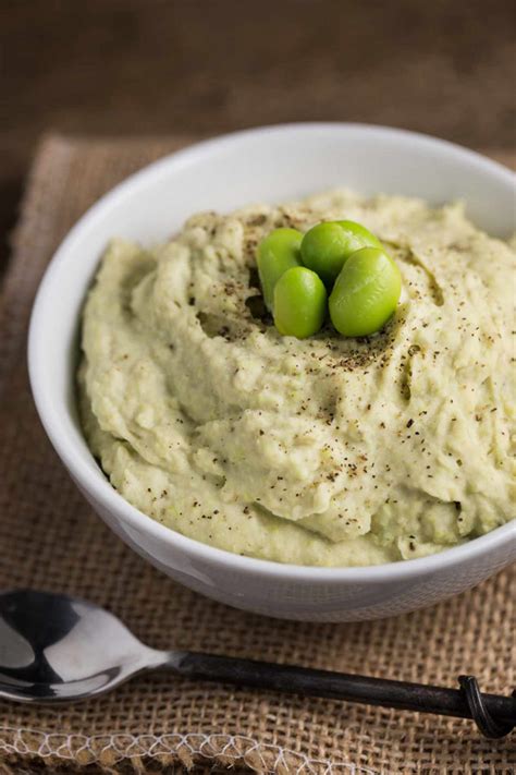 Ingredients, 1½ cups shelled, frozen edamame, ¼ cup mild nut/seed butter (such as tahini, cashew or watermelon seed butter), 2 tablespoons + 2 edamame dip recipe
