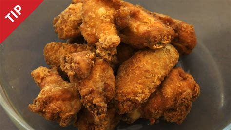 how to fry chicken wings with corn starch