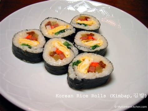 korean egg roll kimbap