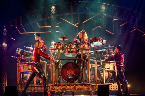 You have seen that drama is a genre of literature a high energy spectacle of light and sound drummer queen seeks to shift perceptions about women in percussion
