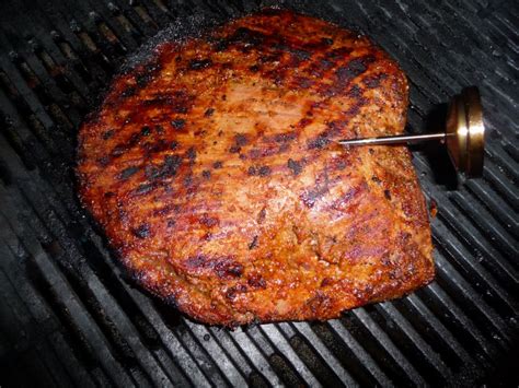flank steak grill temp