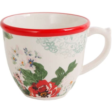 pioneer woman timeless beauty jade coffee mugs