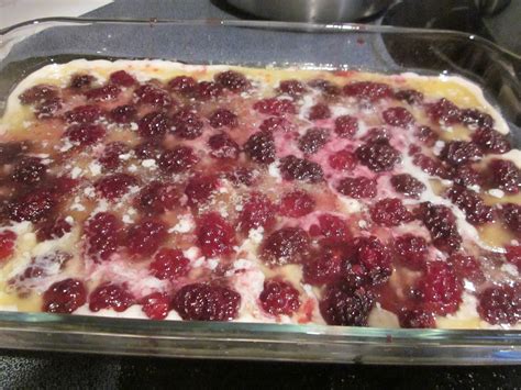 Please do not let this picture stop you from baking this cobbler, it is seriously one of the paula deen blueberry cobbler recipe