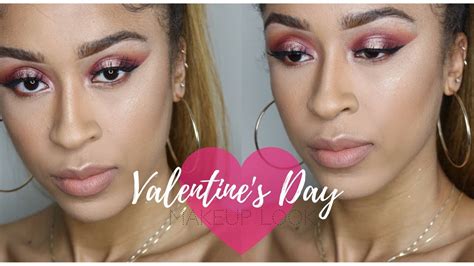 Glossy lips and baby pink blush · 5 7 easy and beautiful valentine's day makeup ideas for beginners