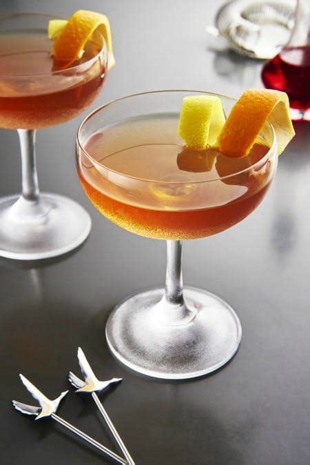 blood orange french 75 cocktail