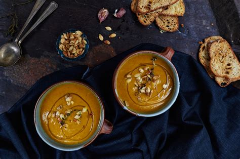 recipe for roasted pumpkin soup from jamie oliver