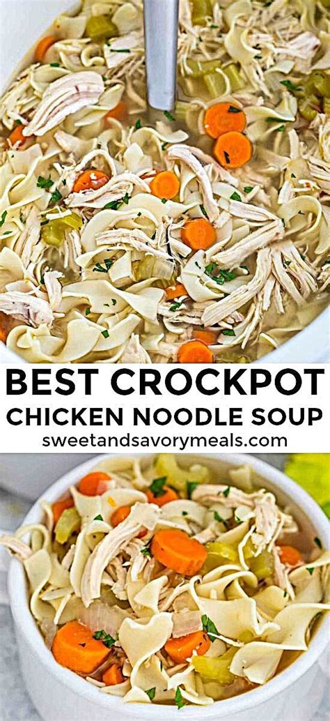 Stir together the flour and water in a. slow cooker chicken noodle soup with frozen noodles