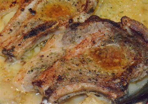 pork chops and scalloped potatoes