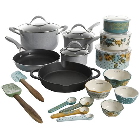 pioneer woman pots and pans set