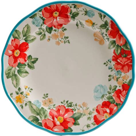 pioneer woman vintage floral dinner plate