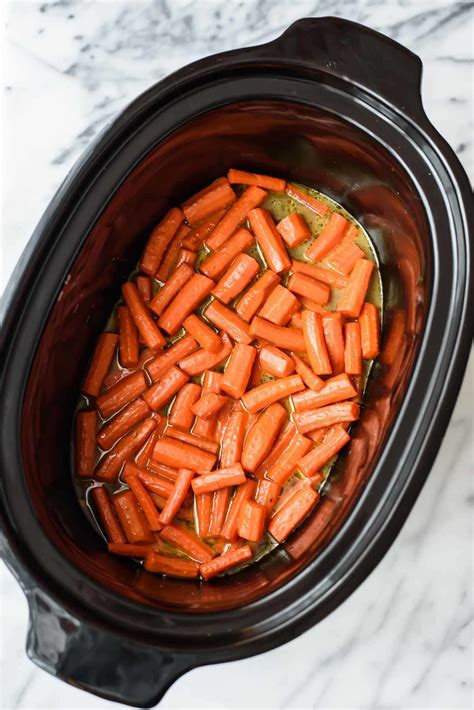 glazed carrots recipe slow cooker