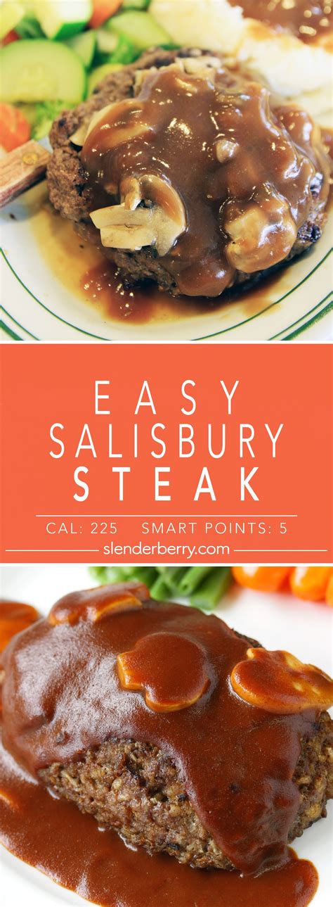 Salt, pepper, and onion give the steak its signature flavor in most cases pioneer woman salisbury steak with mushroom gravy