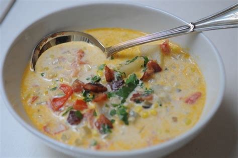 Traditional new england recipes call for starting out rendering fat from salt pork and then making a roux with flour tarragon corn chowder recipe