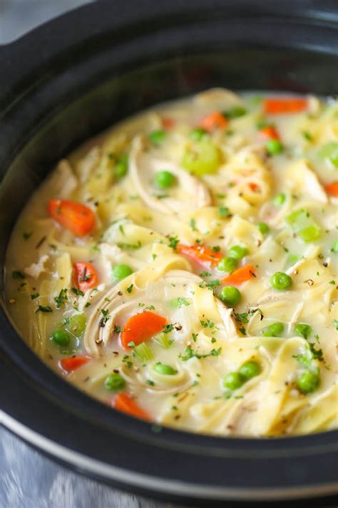 slow cooker chicken corn noodle soup recipe