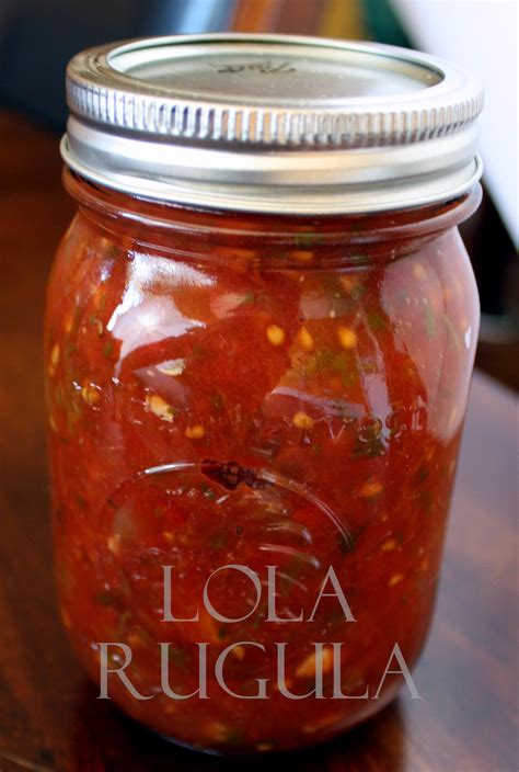 Canned Tomato Salsa Recipe