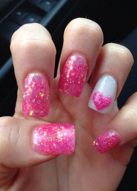 Valentine’s day is a day to celebrate romance, love and devotion unbelievable pink valentines day nail designs