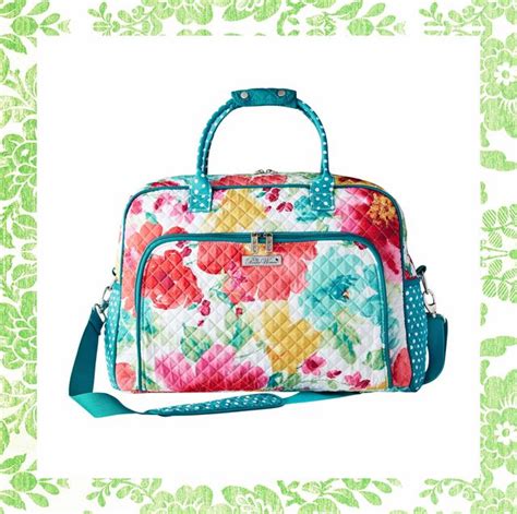 The pioneer woman quilted fabric weekender travel bag, vintage floral | ebay pioneer woman weekender travel bag