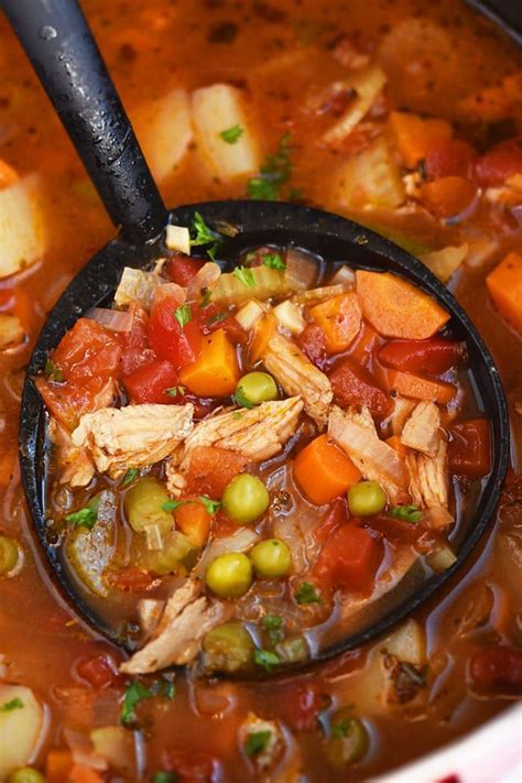 recipe for homemade chicken noodle soup in a crock pot