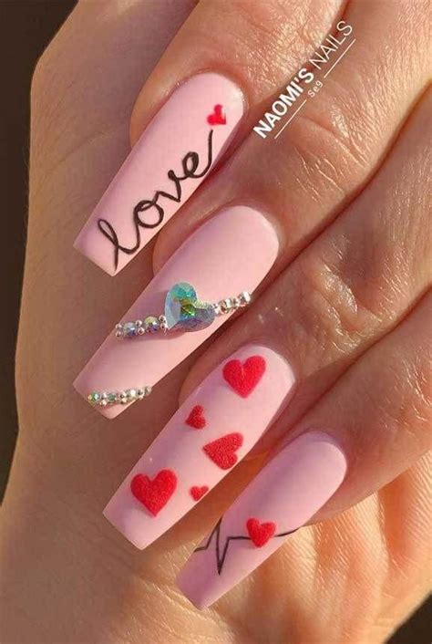 French tip nails will always be a classic 25 cute valentine's day nails for 2021
