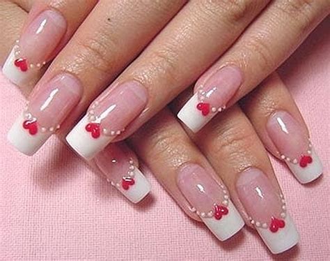 When valentine day's coming, you should also think  25 romantic valentine's nails design ideas
