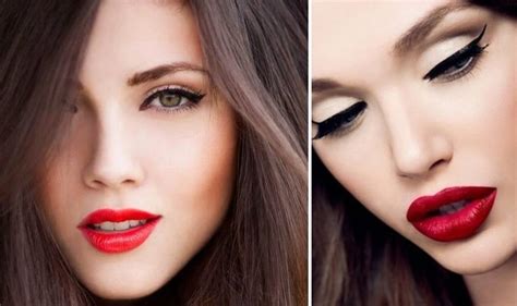 This tutorial shows you how to mix a matte red lip with glowy … top 10 best valentine's day makeup looks