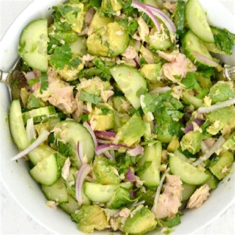 Drain the tuna and place in a large bowl avocado tuna salad recipe