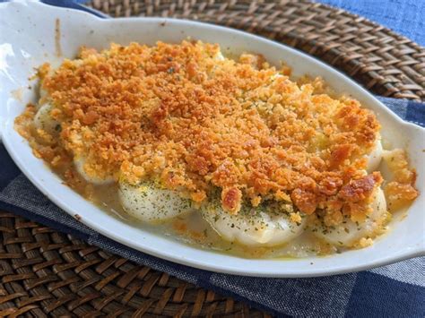 baked cod with ritz cracker topping