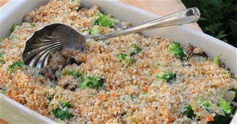 Stir the bread crumbs and butter in a small bowl broccoli wild rice casserole pioneer woman