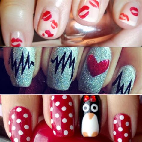 A little metallic moment on your nails sends the right message valentine's day nail art ideas for a special occasion
