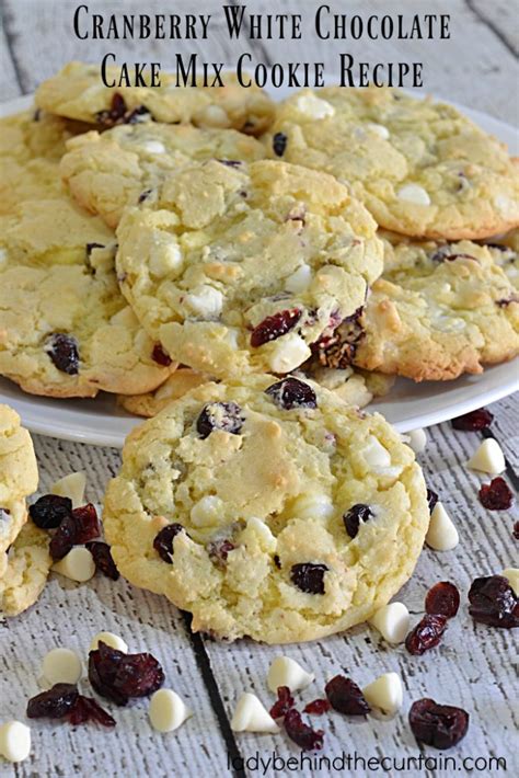 brandied cranberry white chocolate chip cookies