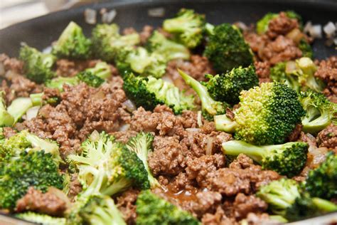 ground beef and broccoli recipe keto
