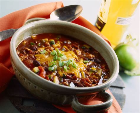 chili made with pinto beans