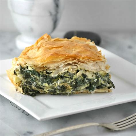A delicious phyllo pie recipe made with spinach and feta cheese, spanakopita is a classic greek favorite that can be an appetizer, spanakopita recipe