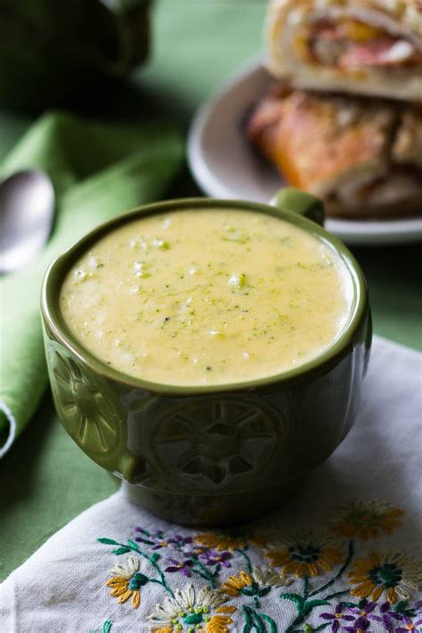 You would at first glance think the broccoli cheddar soup is vegetarian, but it actually is not receipr fpr broccoli cheese soup
