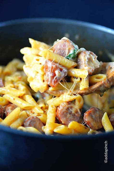 healthy cajun sausage pasta