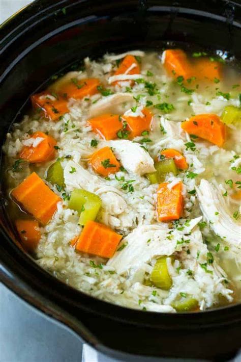 recipe for homemade chicken noodle soup in the crock-pot